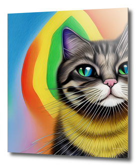 Rainbow Cat Desin