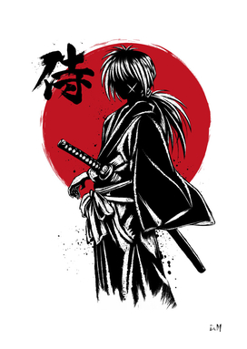 Kenshin sumi-e