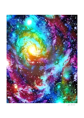 Colorful dream about Galaxy