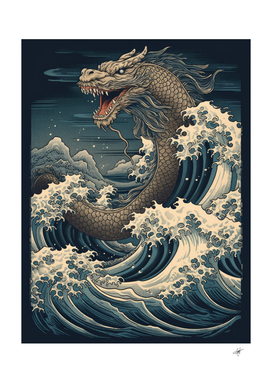 Sea Dragon Kanagawa Sea Monster