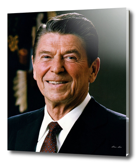 Official Portrait of President Ronald Reagan.