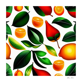 Beautiful fruits pattern