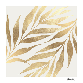 Golden Tropical Leaf 2