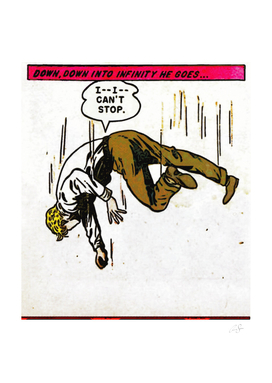 Free fall | old comics aesthetic
