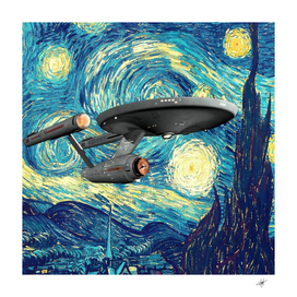 Star Trek Starship The Starry Night van Gogh