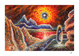 Sci-Fi  Landscape Painting