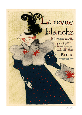 La Revue Blanche Belle Epoque French Poster