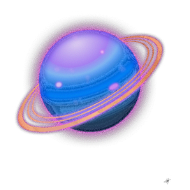 Planet Drawing Art outer purple violet aesthetics