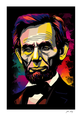 Abraham Lincoln - Pop Art