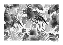 Tropical Jungle Leaves Dream #11c #tropical #decor #art