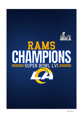 RAMS Super Bowl Champions LVI
