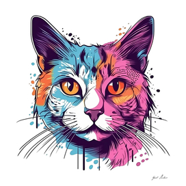 Colorfull Cat
