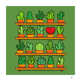 Love Yourself Cactus Heart