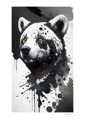 Ink Style Bear