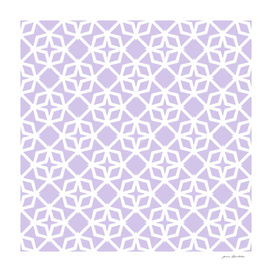 Light purple and white diamond geometric pattern