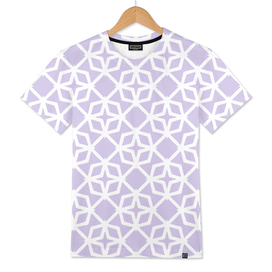 Light purple and white diamond geometric pattern