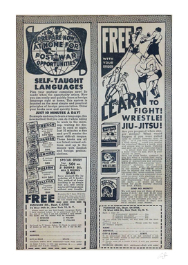 Vintage Ad | old comics aesthetic