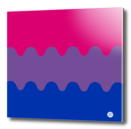 Wavy Bisexual Flag