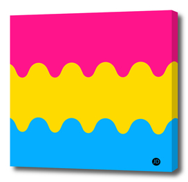 Wavy Pansexual Flag