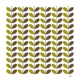 leaf plant pattern seamless