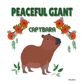 The capybara is a peaceful giant.