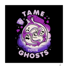 Tame Your Ghosts Funny Halloween