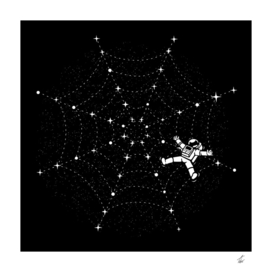 Spiderweb Astronaut Cosmos