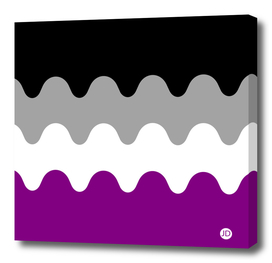 Wavy Asexual Flag