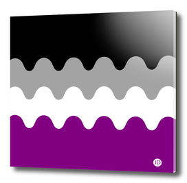 Wavy Asexual Flag