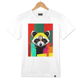 Colorful Racoon
