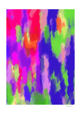 pink purple blue green and orange painting texture