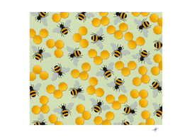 Honey bee  Bees Pattern