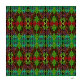 psychedelic pattern seamless green