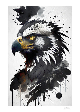 Ink Style Eagle