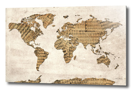 world map music notes