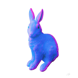 Purple Hare| vaporwave aesthetics