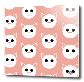 Pink Cats Pattern