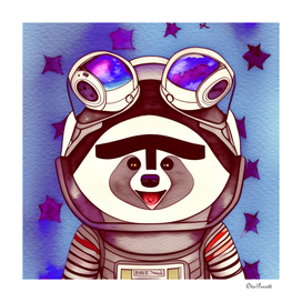 Outer-Space Raccoon 6