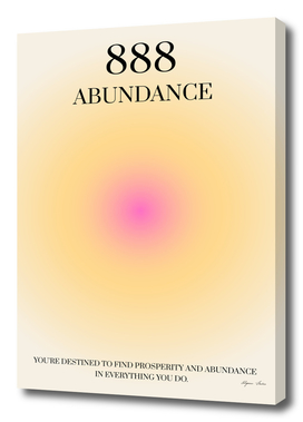 888 angel number: Abundance