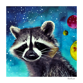 Outer-Space Raccoon 2