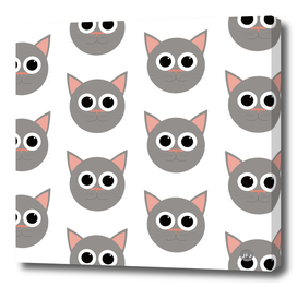 Grey Cats Pattern