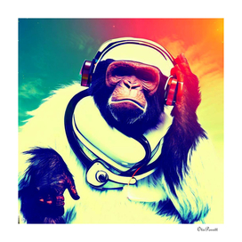 Chimpanzee I Am a DJ 4
