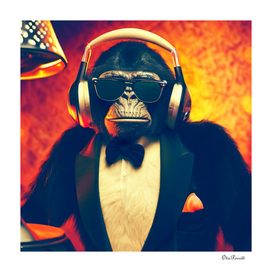 Chimpanzee I Am a DJ 8