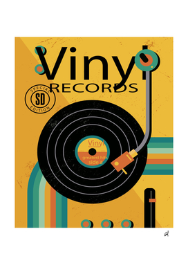 80s retro music vinyl record