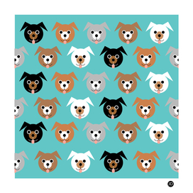 Various Dogs Pattern
