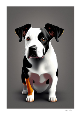 Cute puppy dog poster