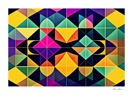 Geometric Pattern Abstract Texture Colorful Modern Style