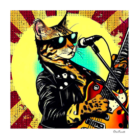 ROCK N ROLL SINGER BENGAL CAT 3