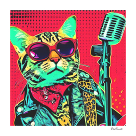ROCK N ROLL SINGER BENGAL CAT 6