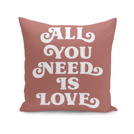 All you need is love (brown tone)